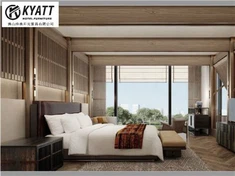 ホテルの寝室用の装飾壁パネル